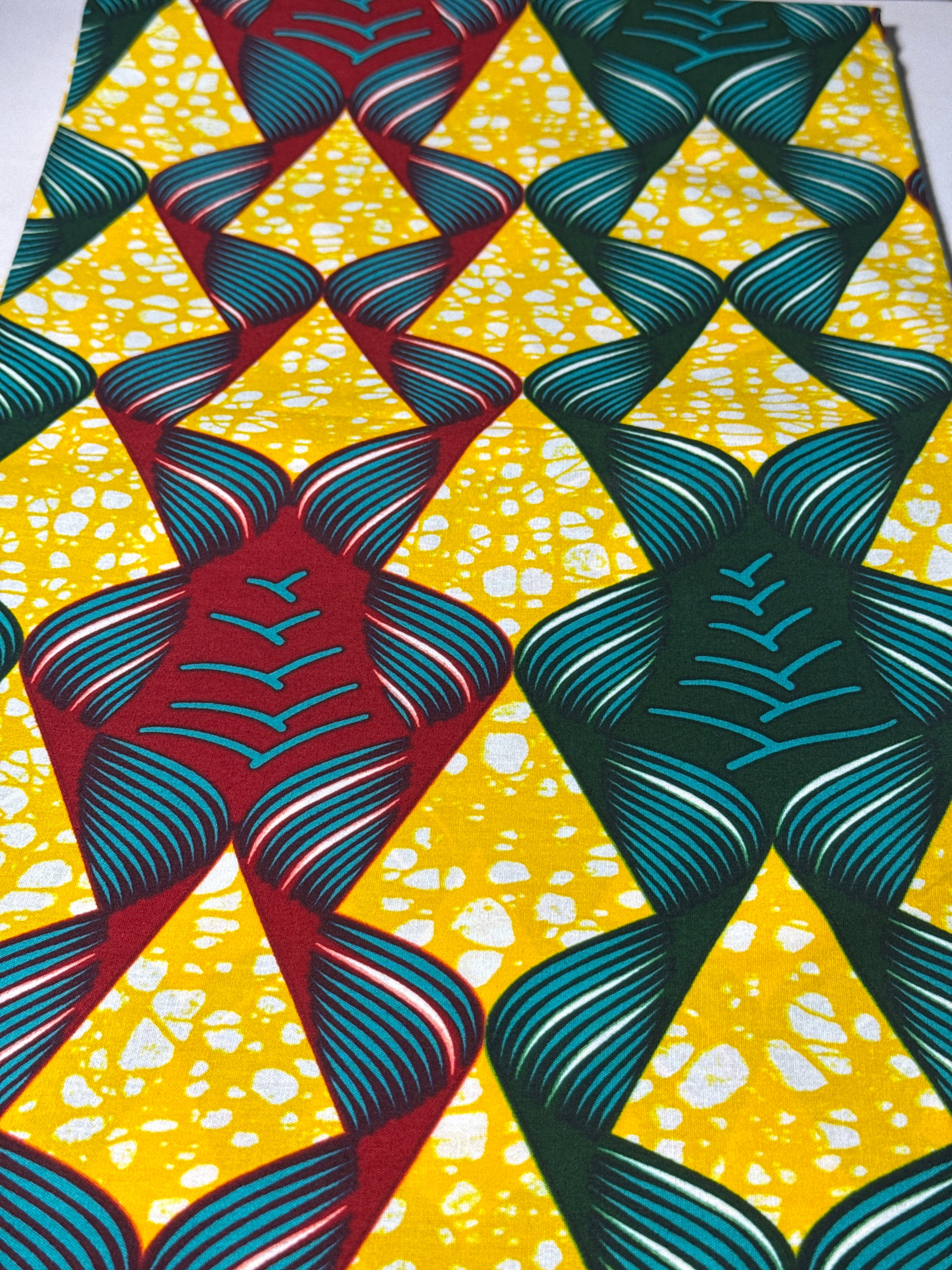 Wax Block Prints Hitarget | 2888216 - sold by the yard