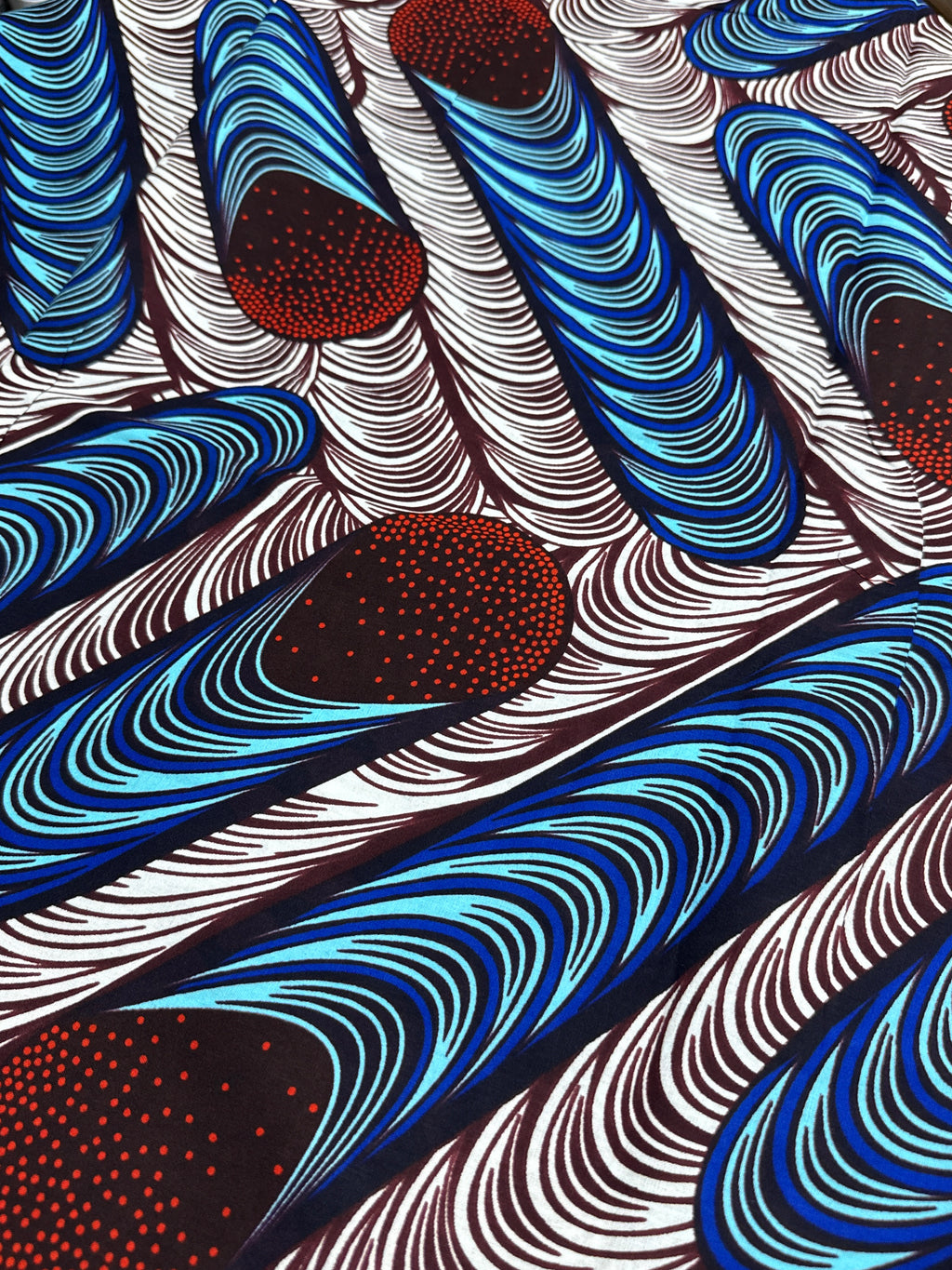 Veritable a block Prints Super Amarya Collection Wax | sold by the yard