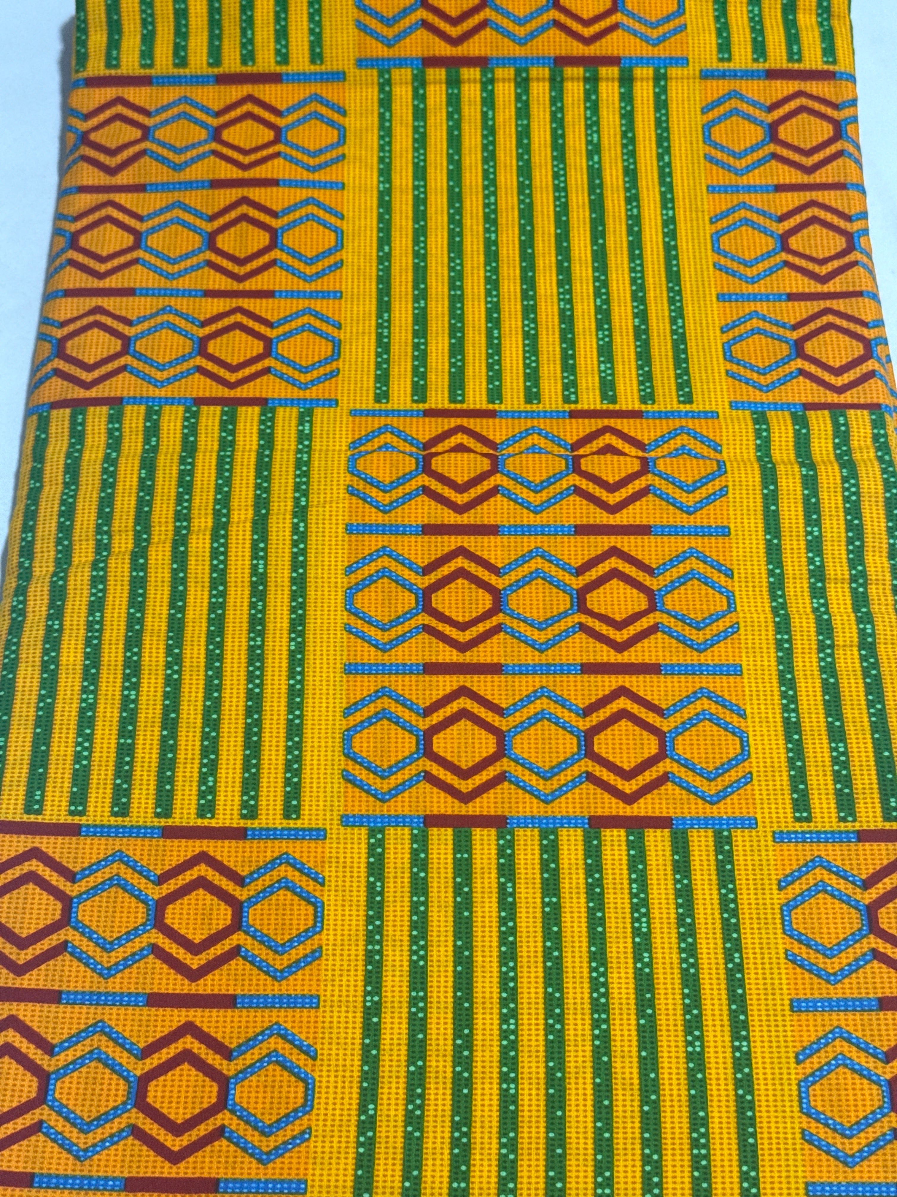 Wax Block Print sold by the yard | 3409921