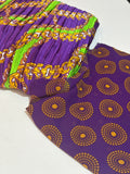 Firabella Pleated Premium Printed Silk & Chiffon Fabrics Combo