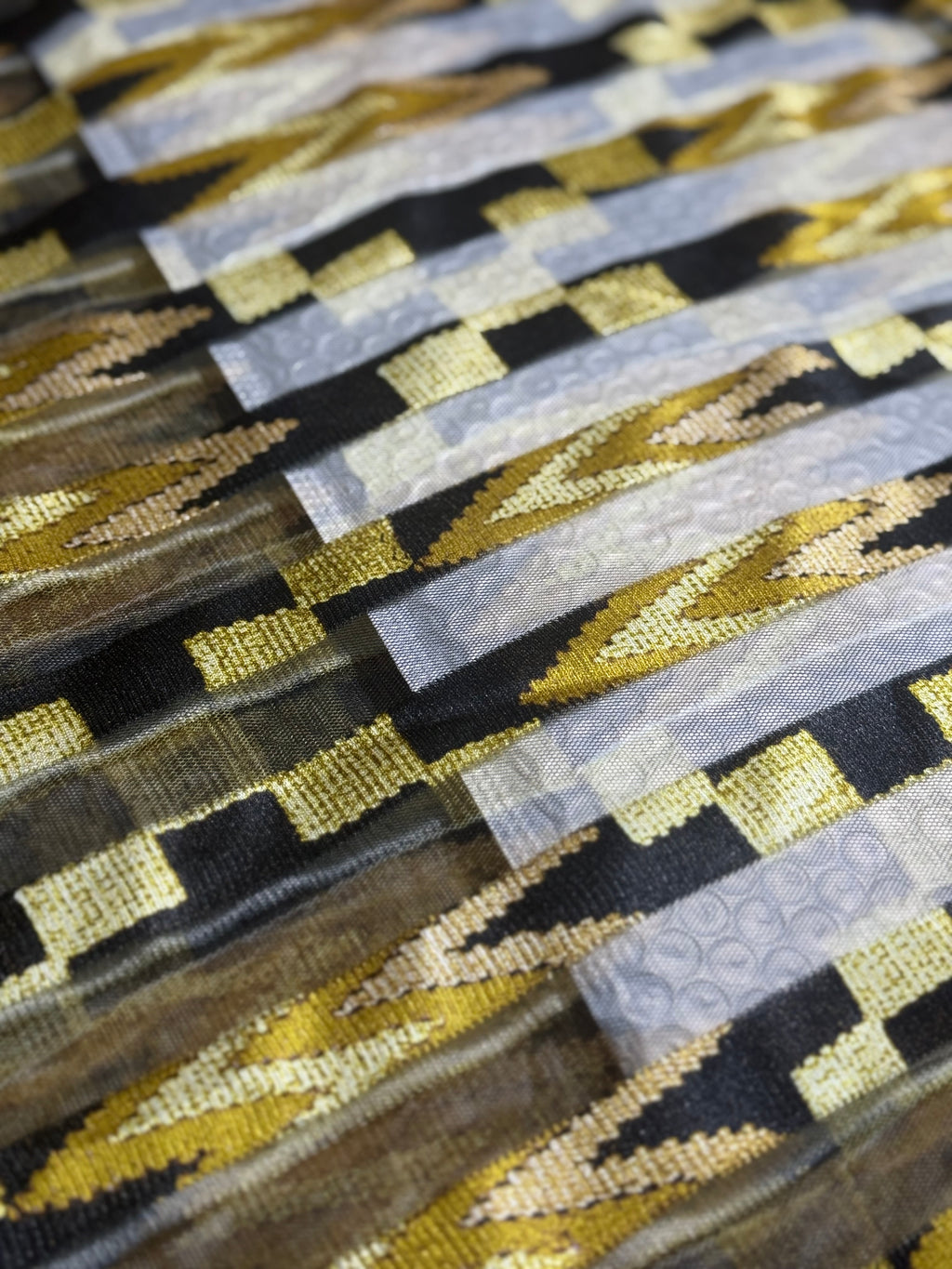 Printed Baoule Crepe Mousseline - 4 Yards