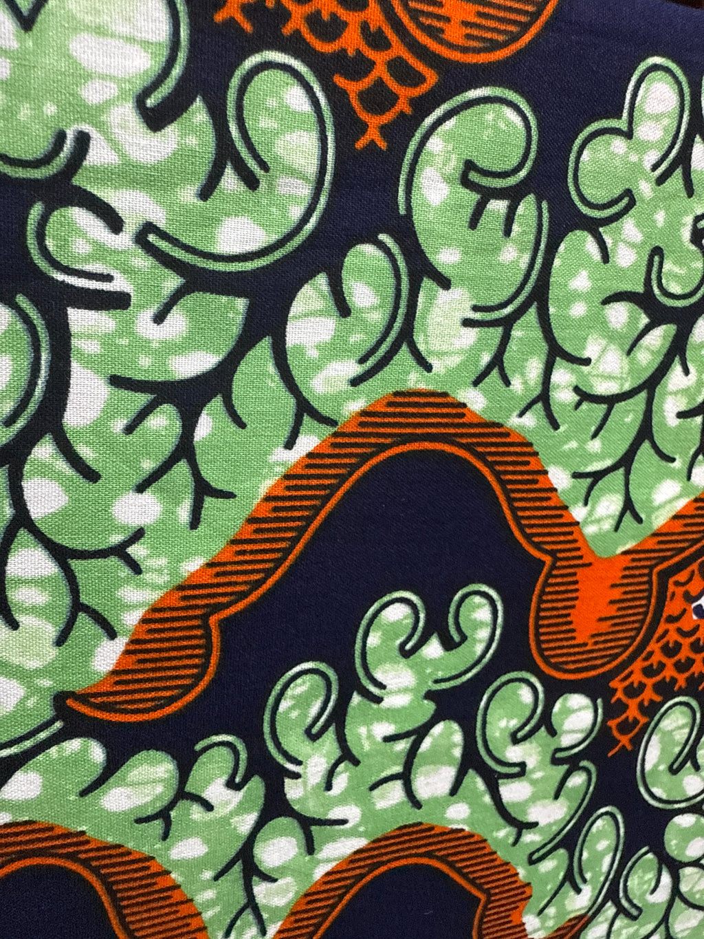 Avogan Wax Block Print | A113331 - 3 yards