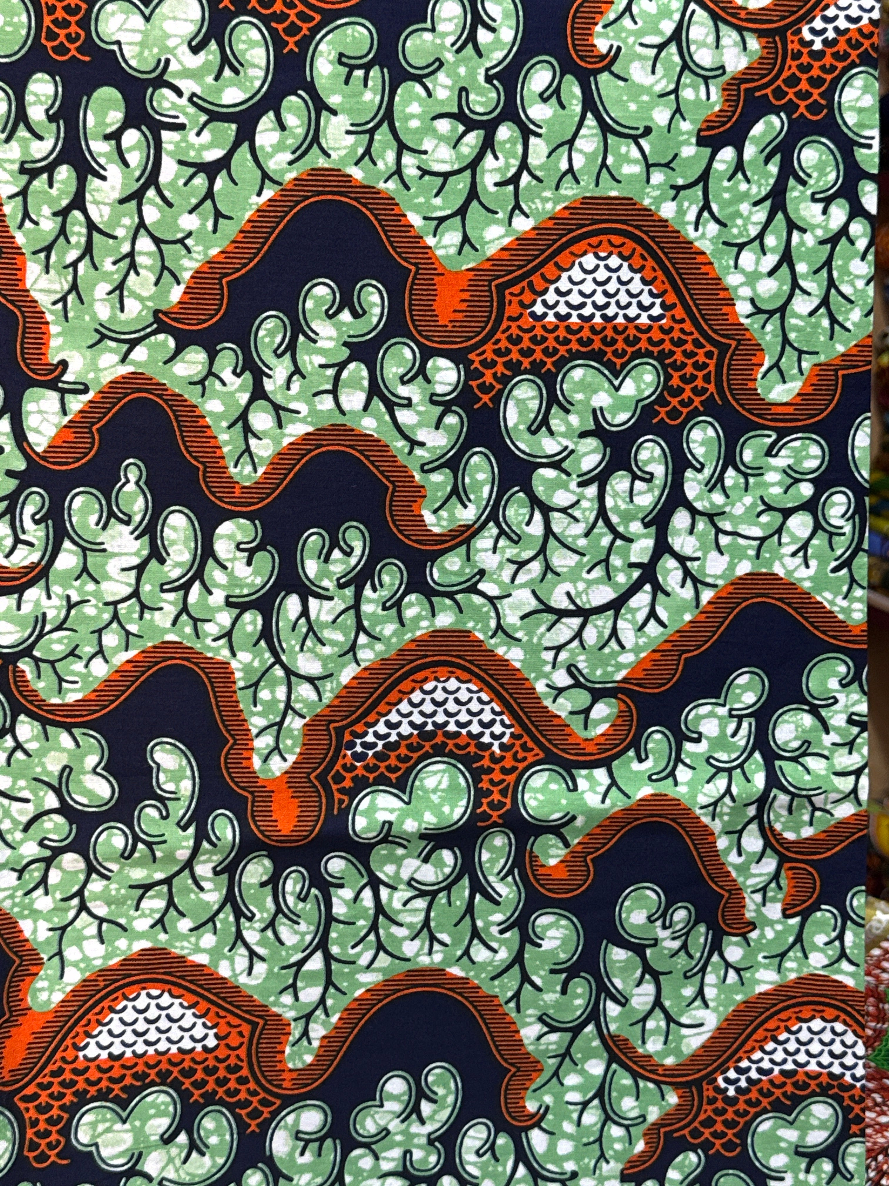 Avogan Wax Block Print | A113331 - 3 yards