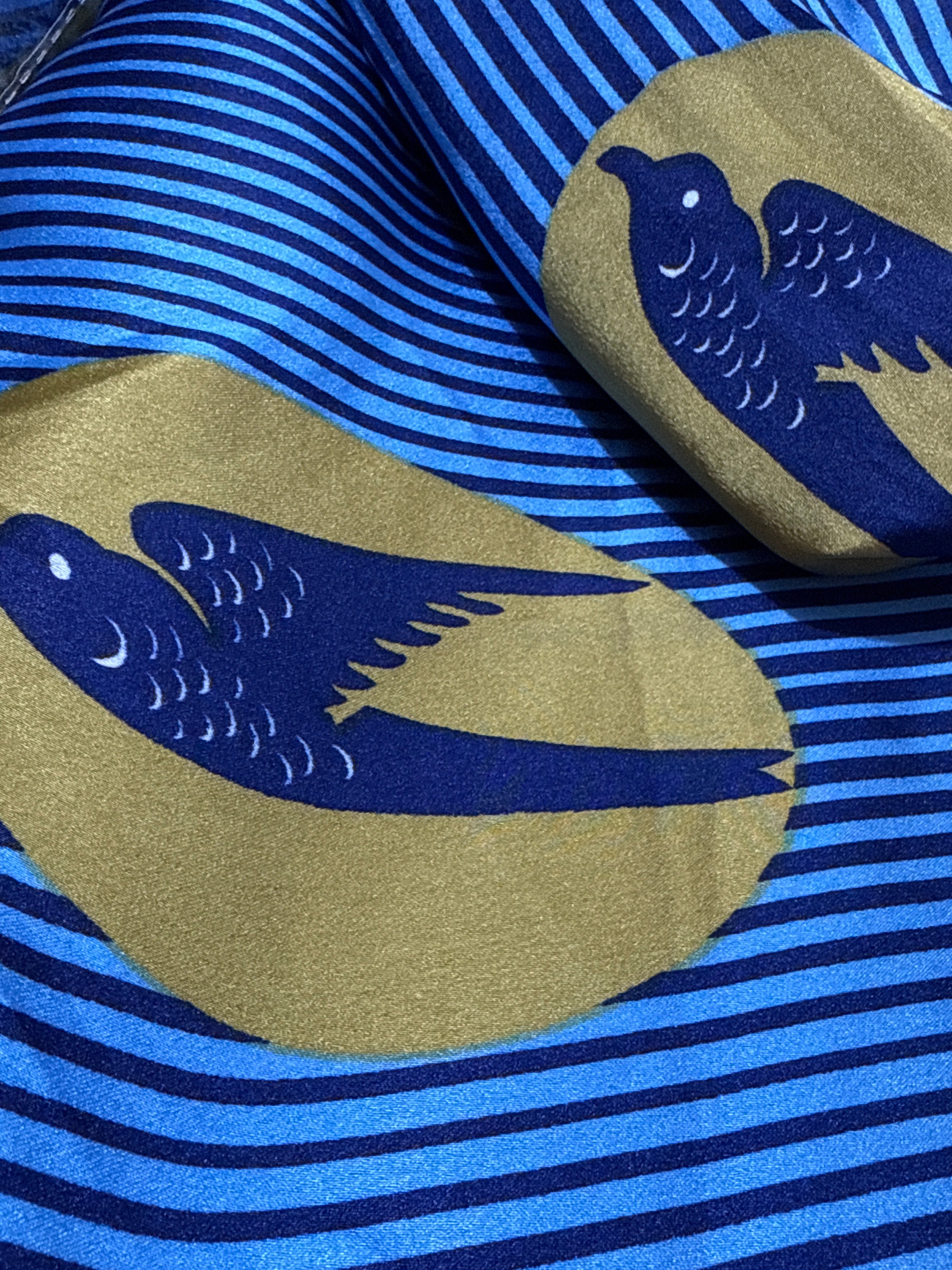 Premium Printed Silk & Chiffon Fabrics Set