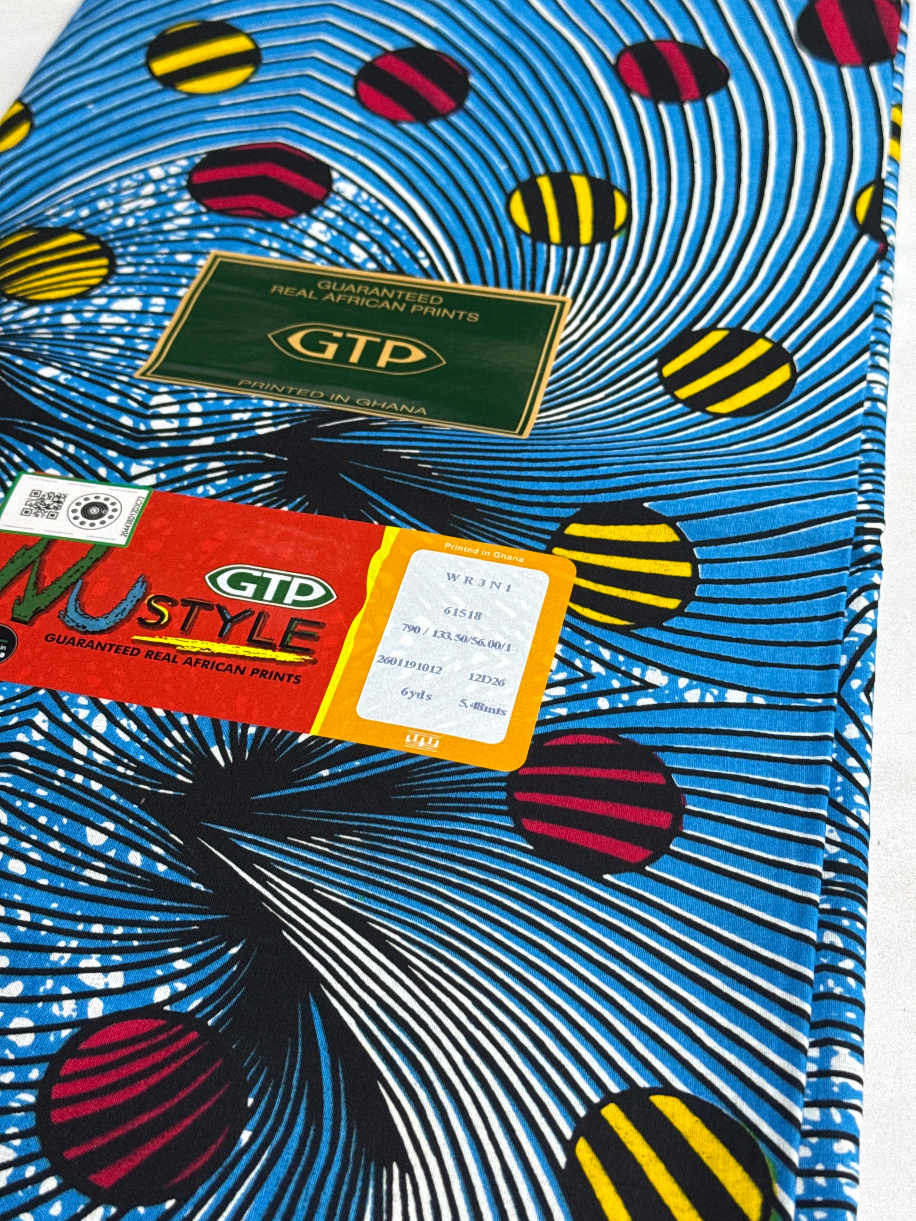 GTP Nustyle | Guaranteed Real African Prints – 6 Yards (61518B)
