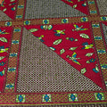 Decorative fabric with intricate patterns and colors