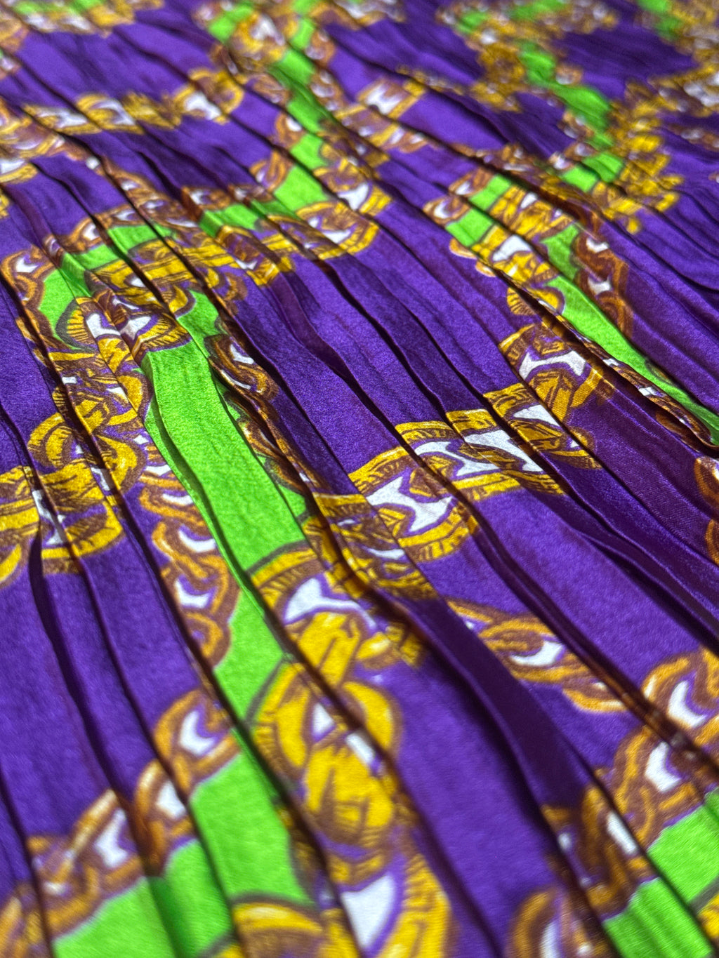 Firabella Pleated Premium Printed Silk & Chiffon Fabrics Combo