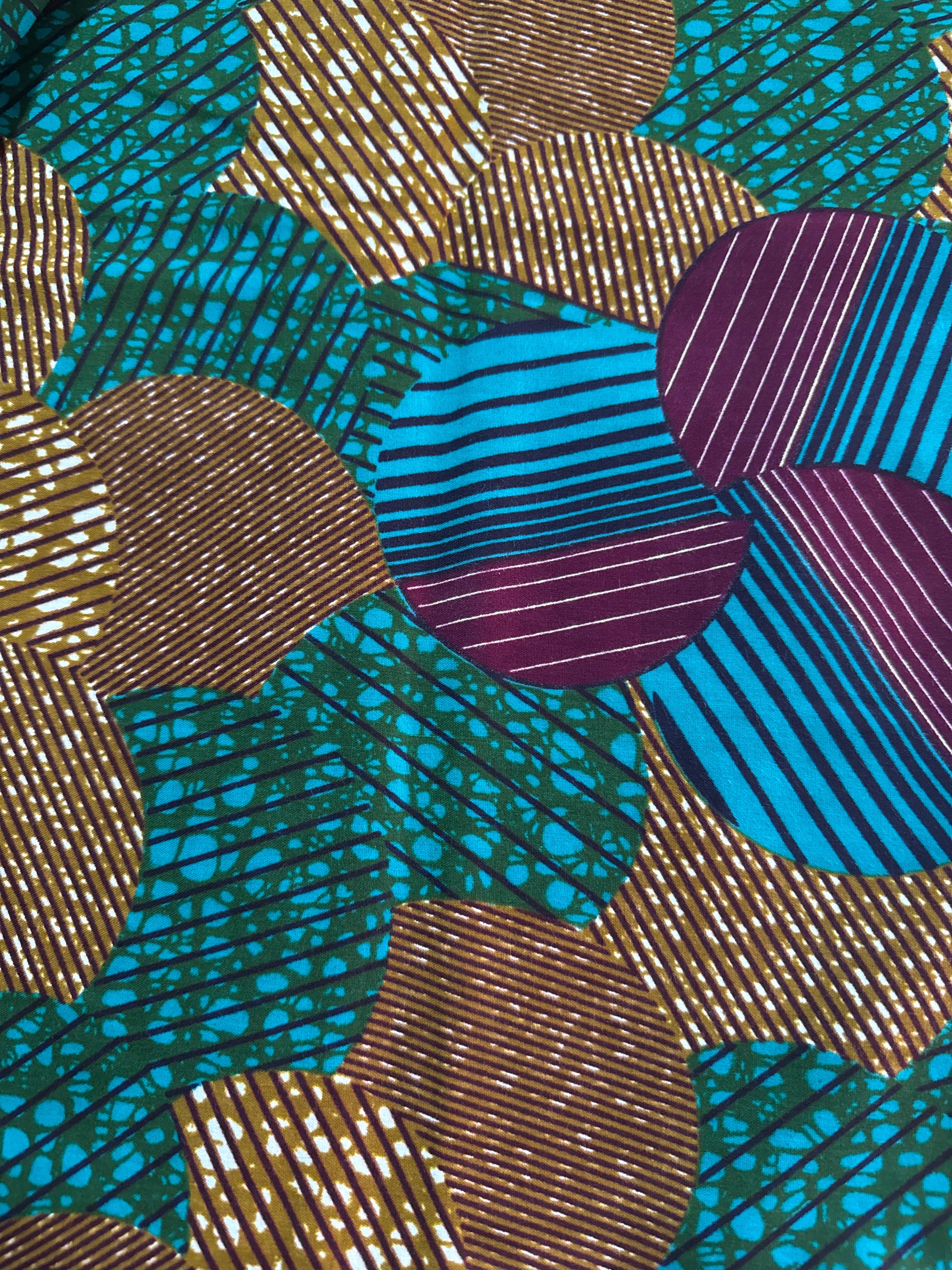 Guaranteed Wax Block Print – Hitarget sold by the yard