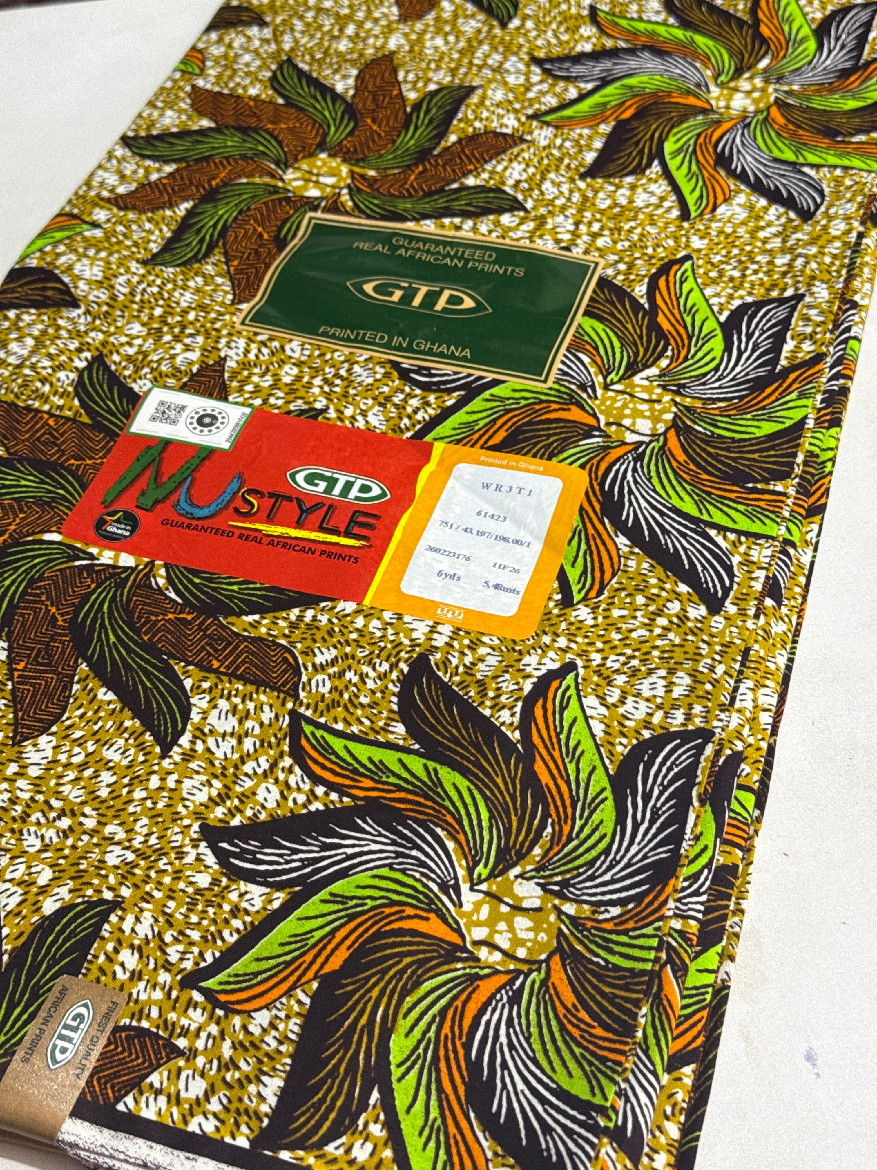 GTP Nustyle | Guaranteed Real African Prints – 6 Yards (61423)