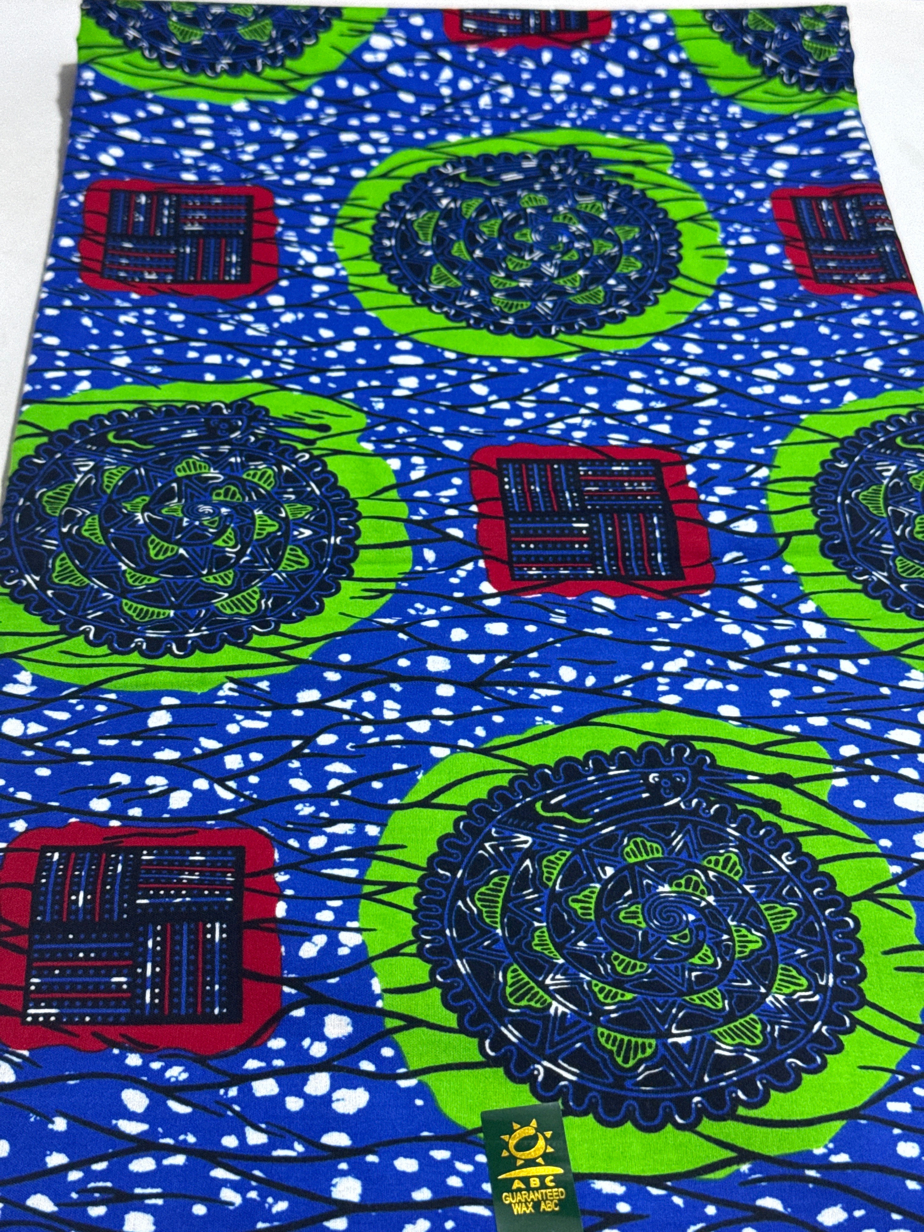 ABC Wax Print sold by the yard | 503712