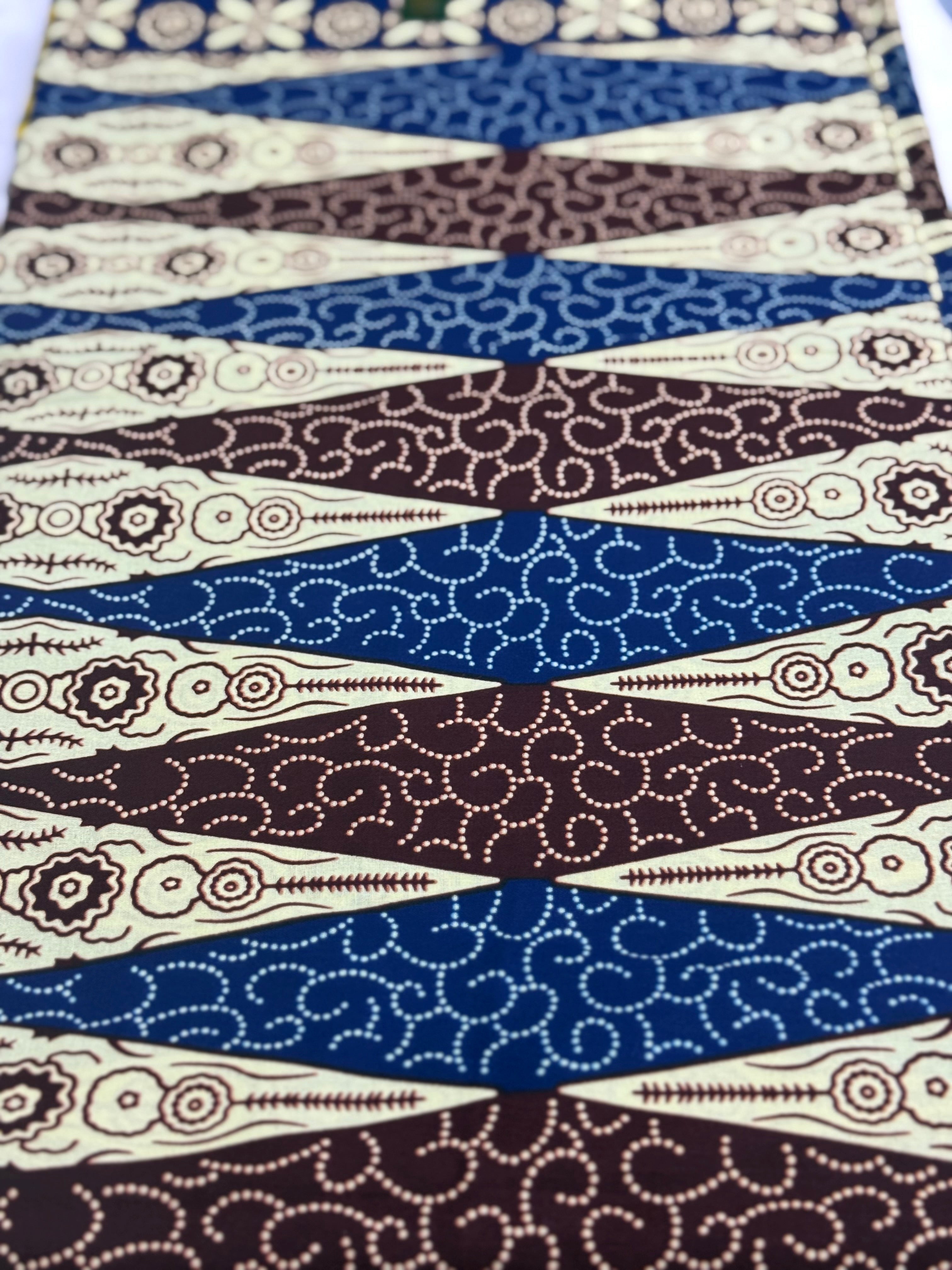 ABC Wax Print sold by the yard | 503701