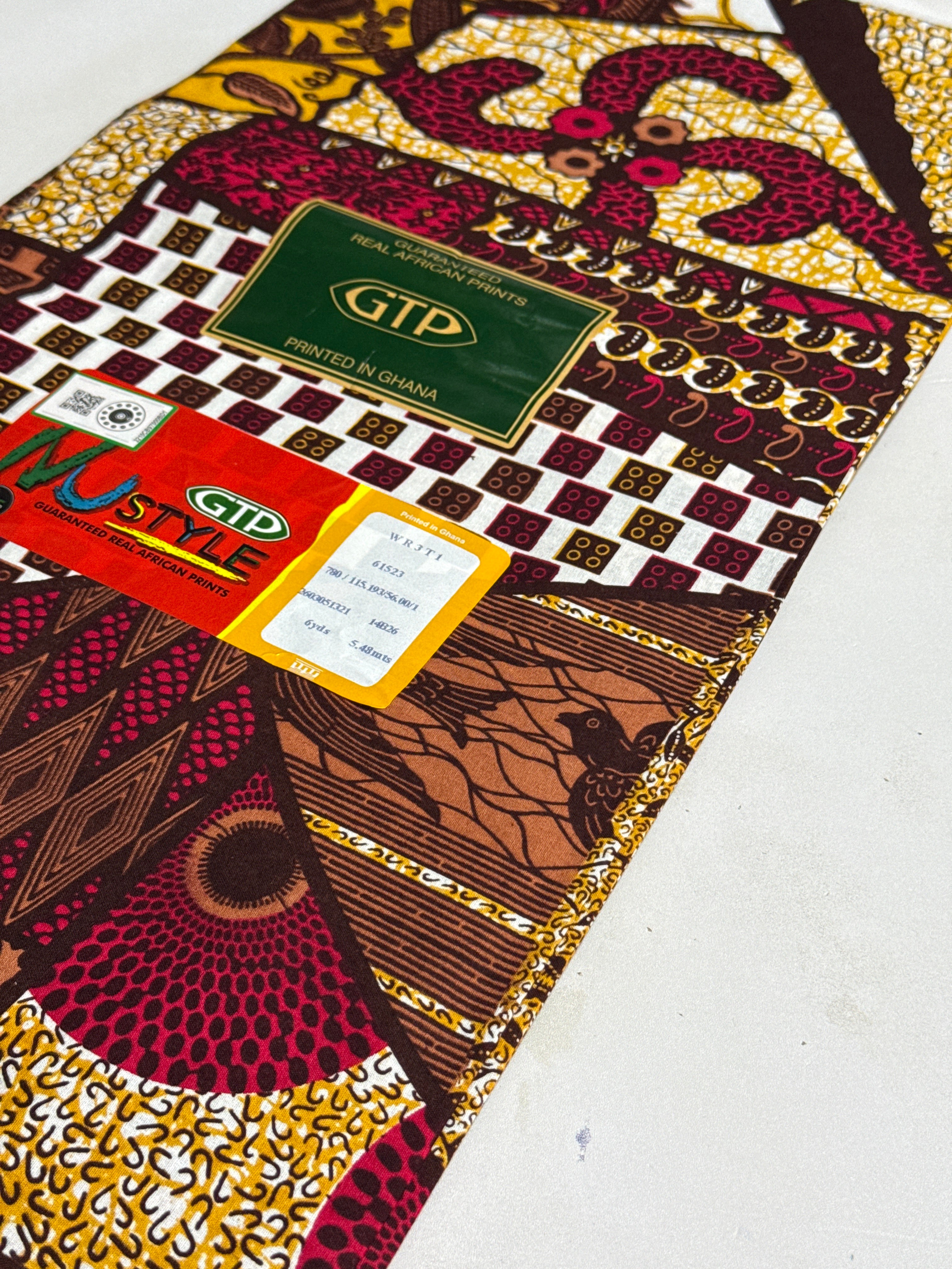 GTP Nustyle | Guaranteed Real African Prints – 6 Yards (61523)