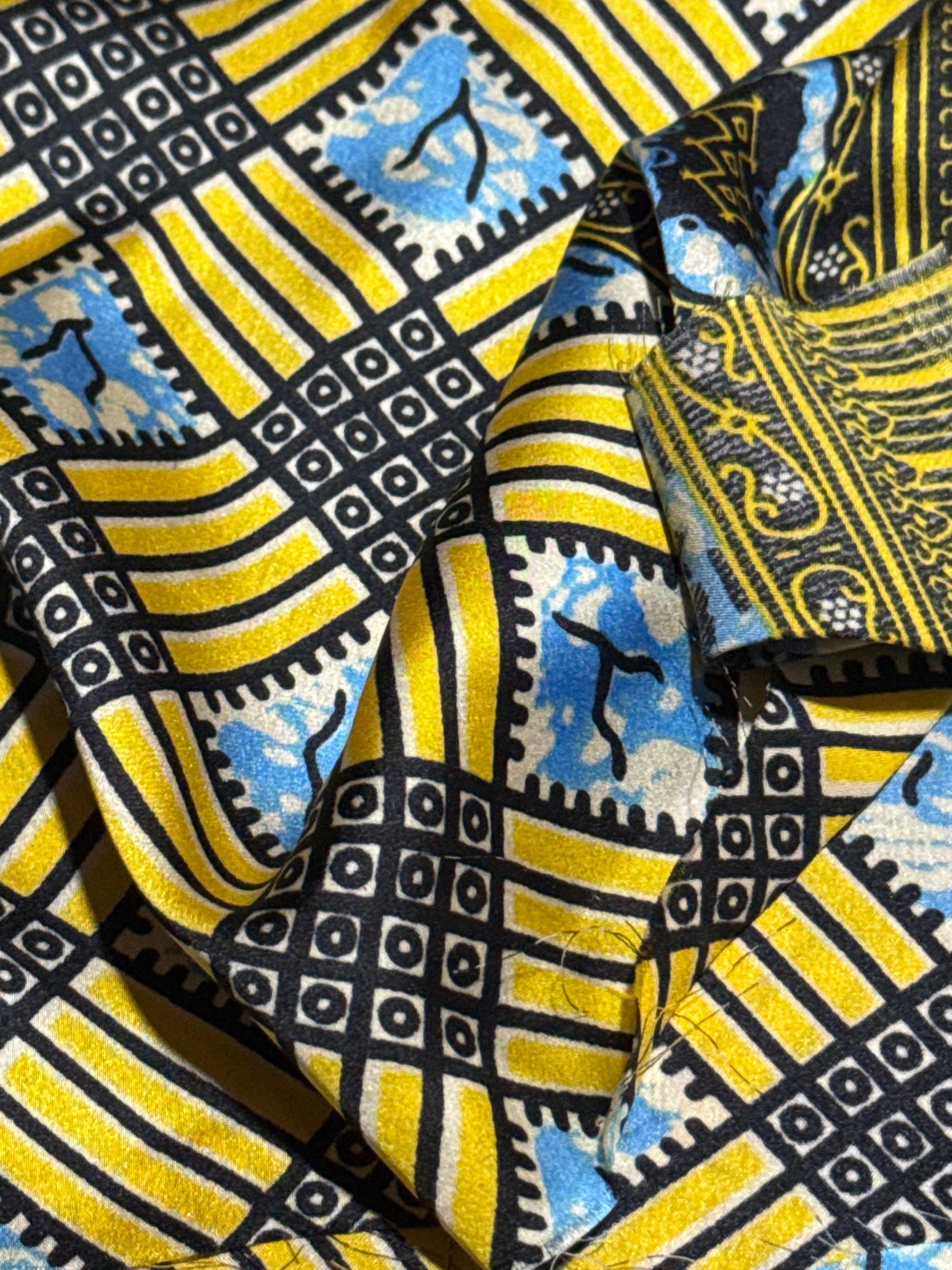 Premium Ankara Satin & Chiffon Combo
