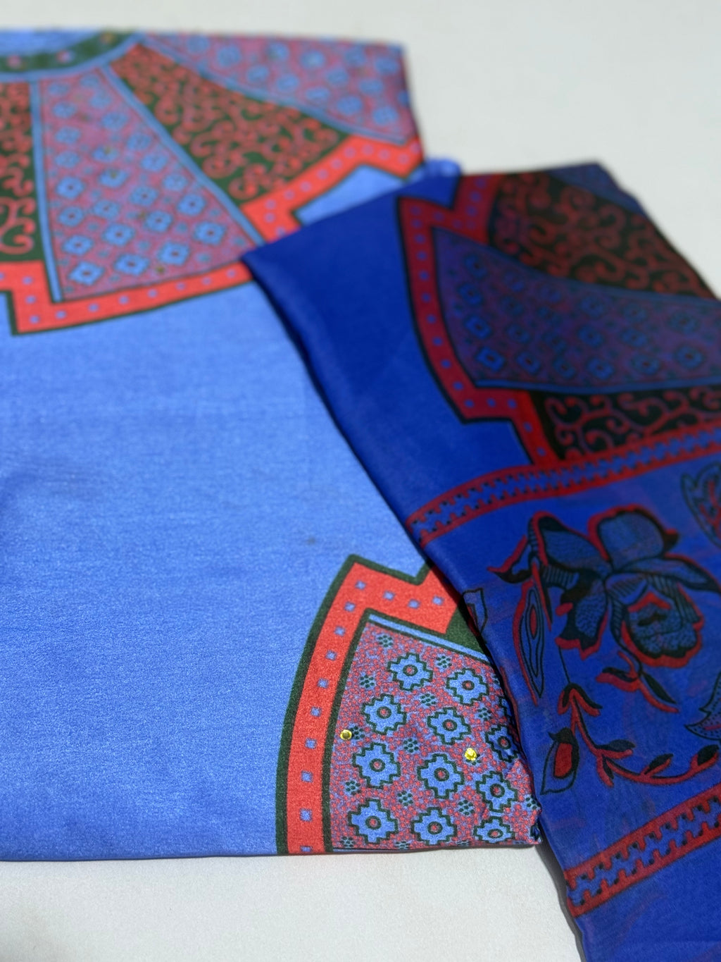 Silk & Chiffon Bundle – 4 Silk + 2 Yards Chiffon