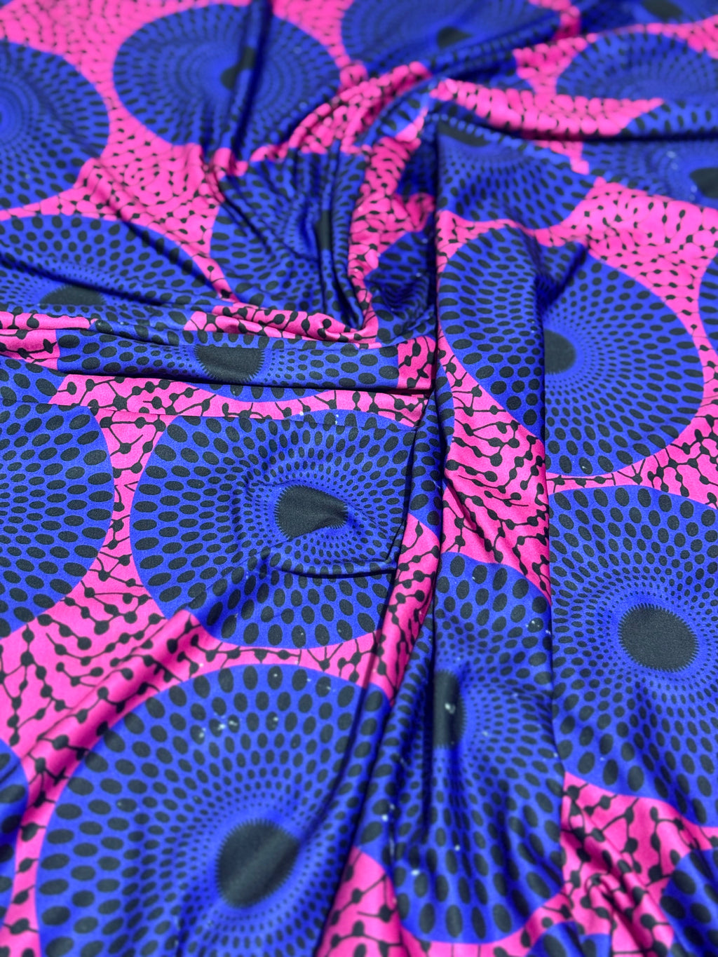 Stretch Lycra & Chiffon Fabric Combo – 2 Yards Stretch + 2 Yards Chiffon