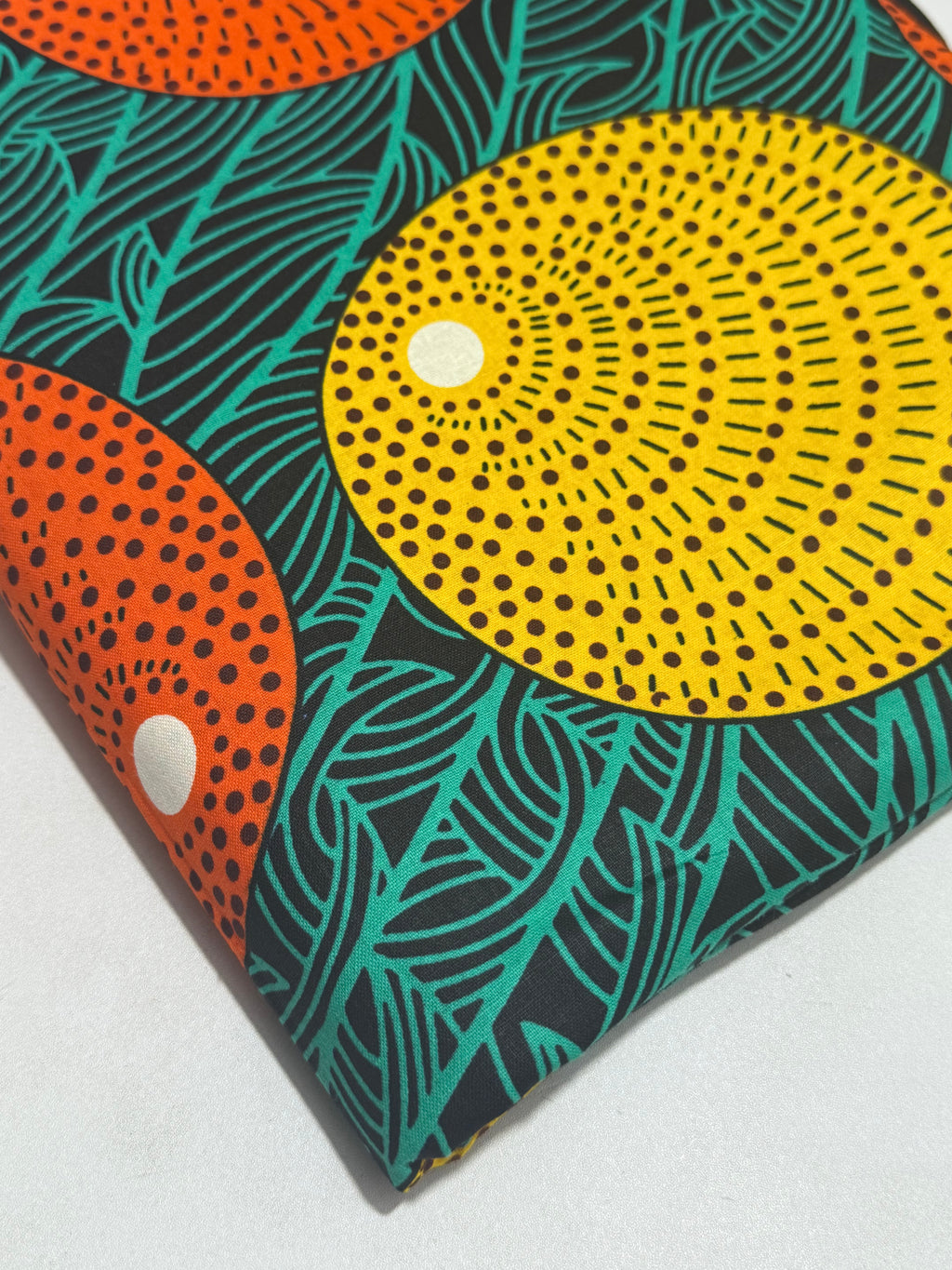 Kandi Gold Ankara Fabric | High Quality Cotton Print sold by the yard