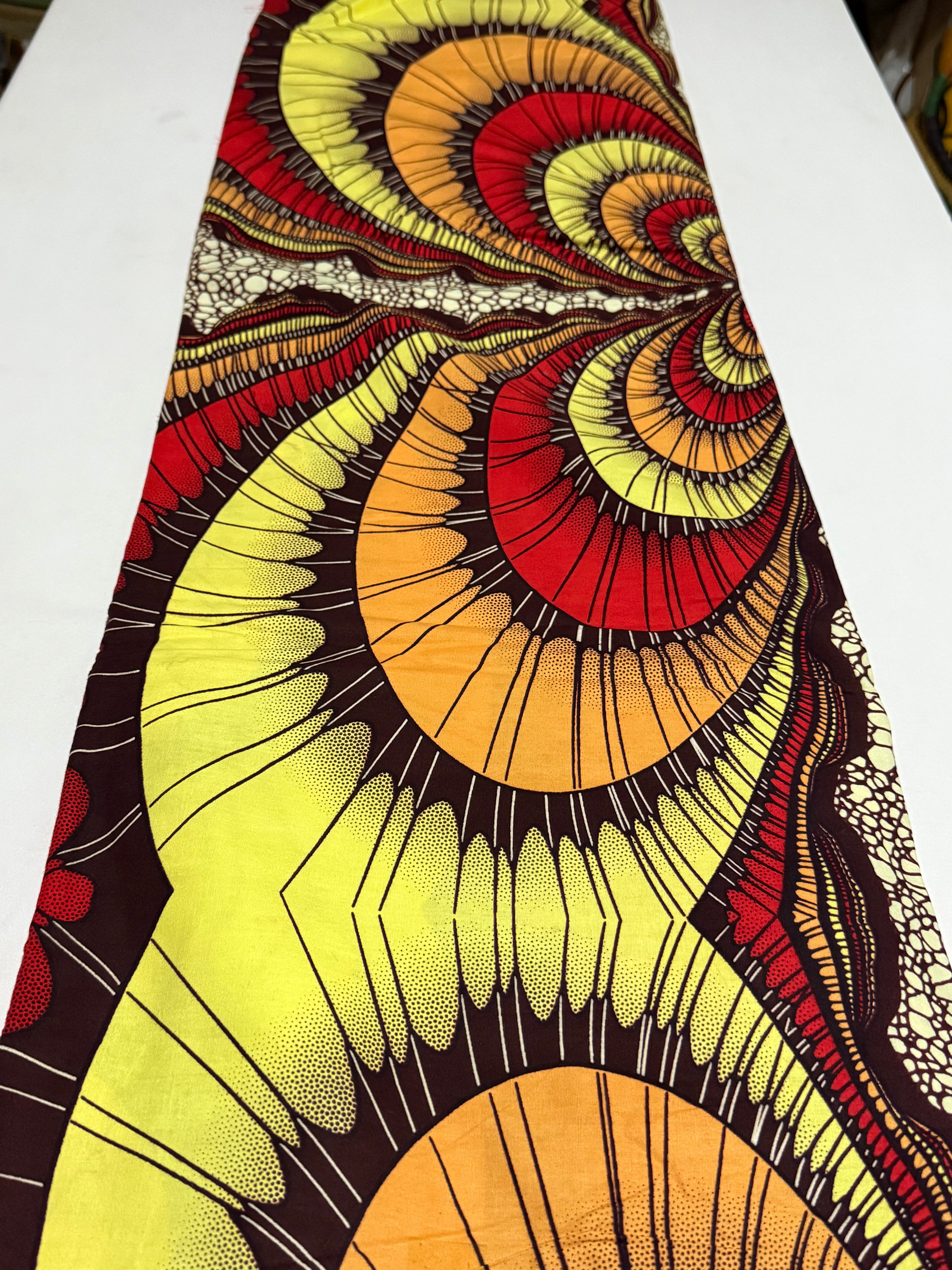 African Print Fabric sold by the yard